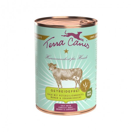 Terra Canis - Graanvrij - Kalfsvlees met peterseliewortel, mango en zwarte bes