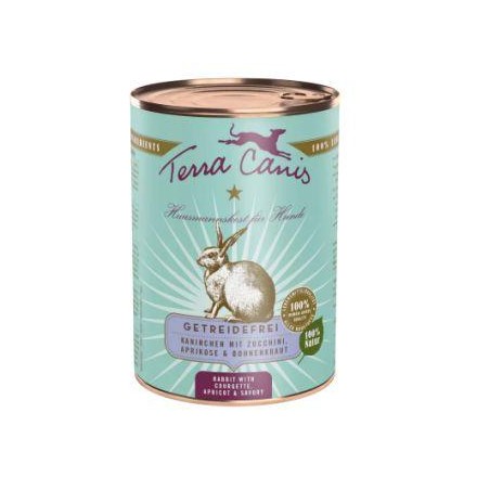 Terra Canis - graanvrij - Konijn met courgette, abrikozen en bonenkruid
